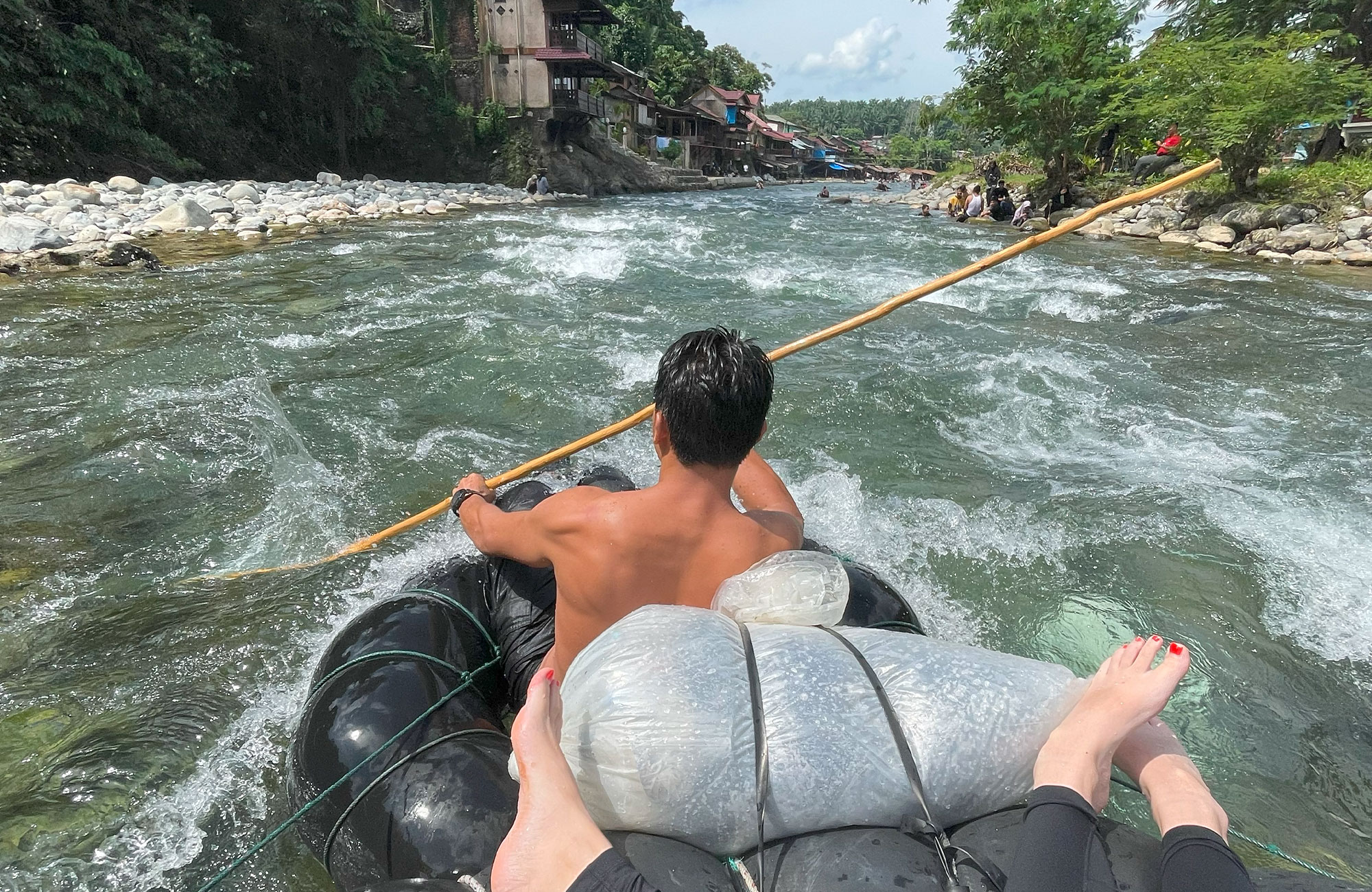 Indonesia Sumatra Bukit Lawang River Tubing