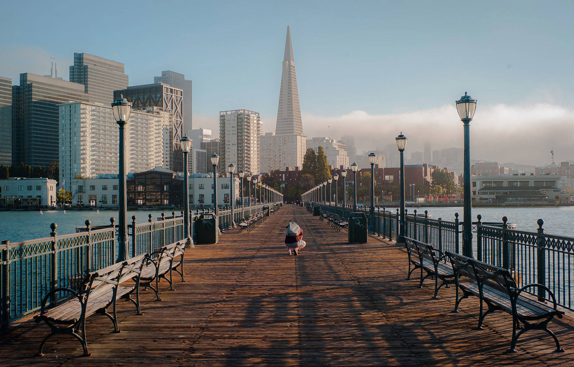 Studera i San Francisco och promendera på stadens pir
