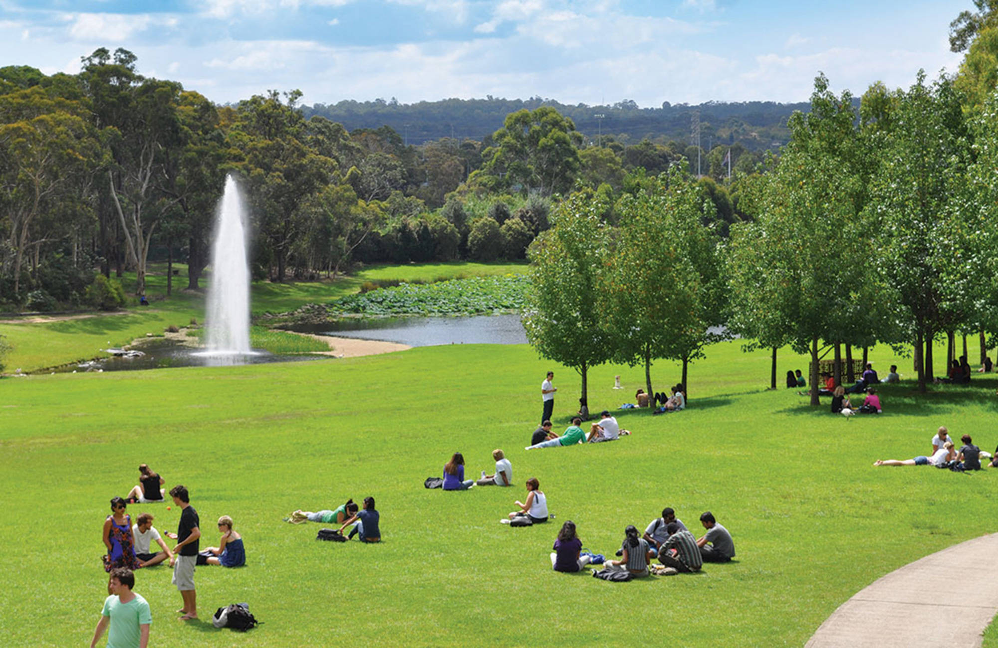 Campus vid Macquarie University i Sydney