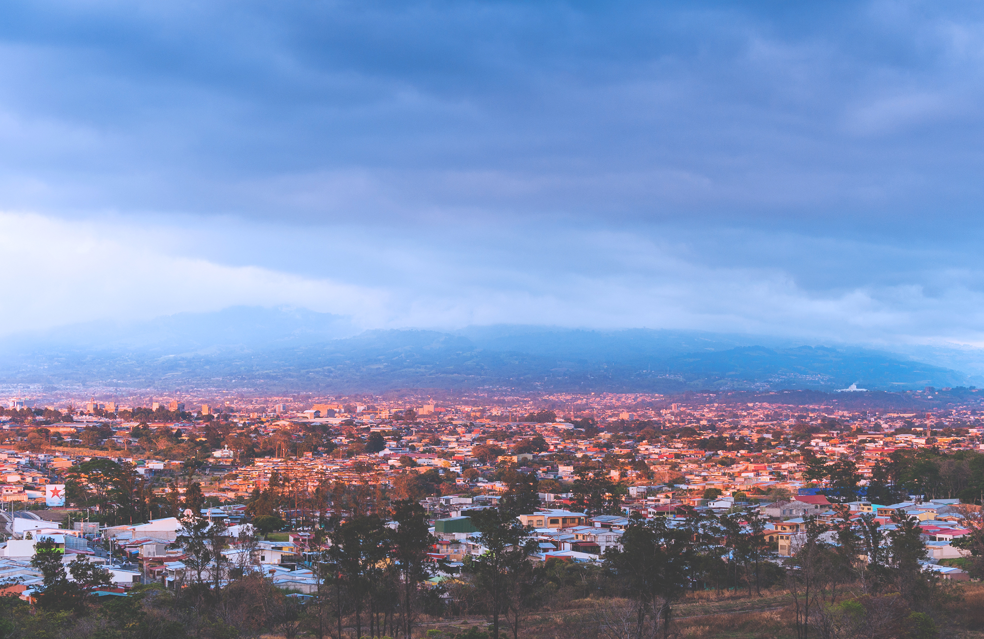 Skyline San Jose i Costa Rica