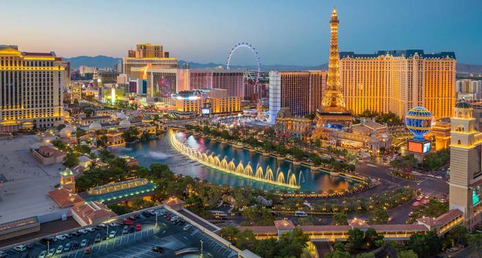 Häftiga Las Vegas som en del av din resa i USA