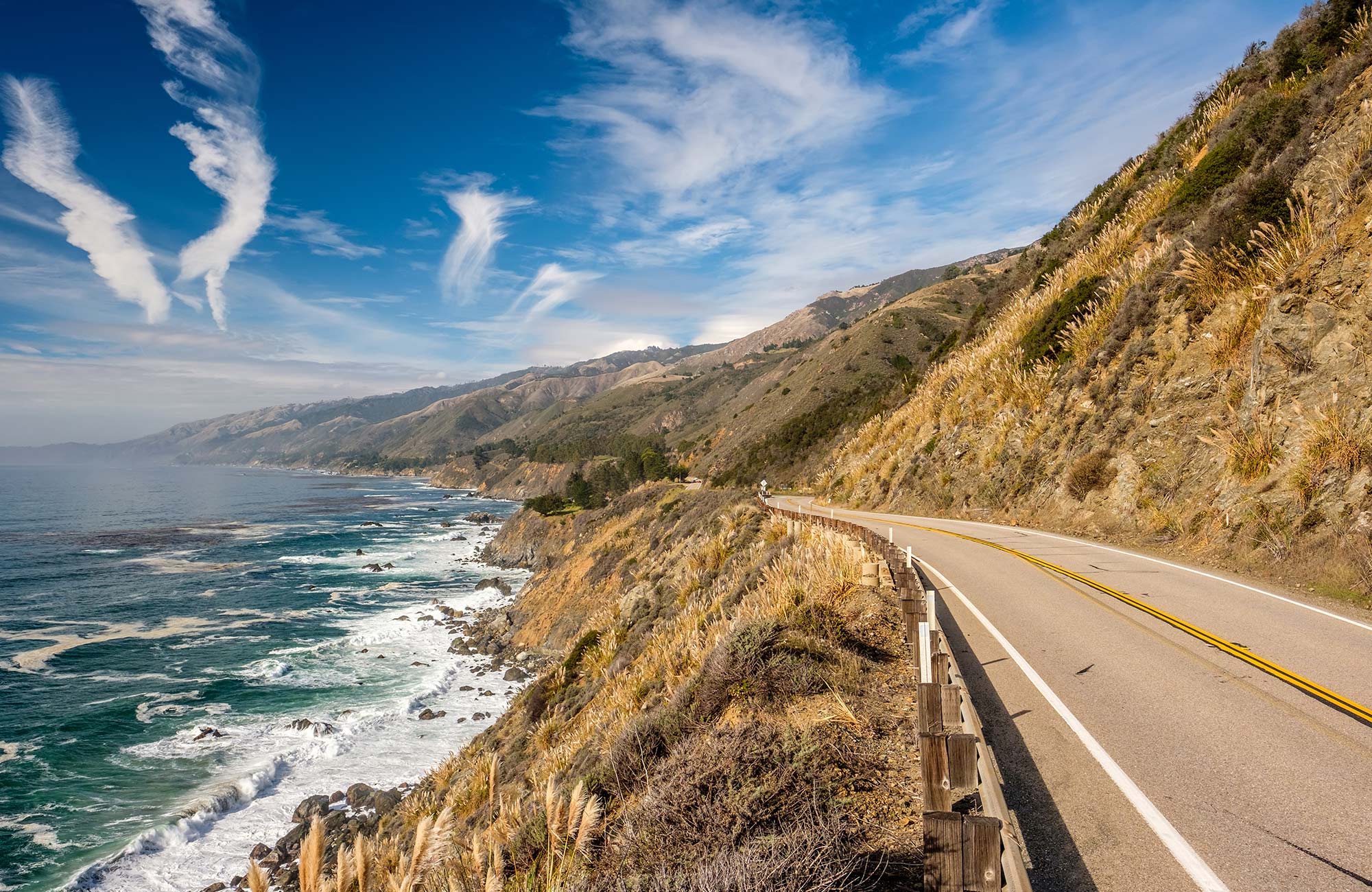 road trip on highway 101