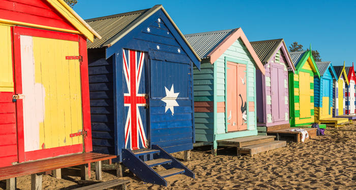Strandhäng i Melbourne