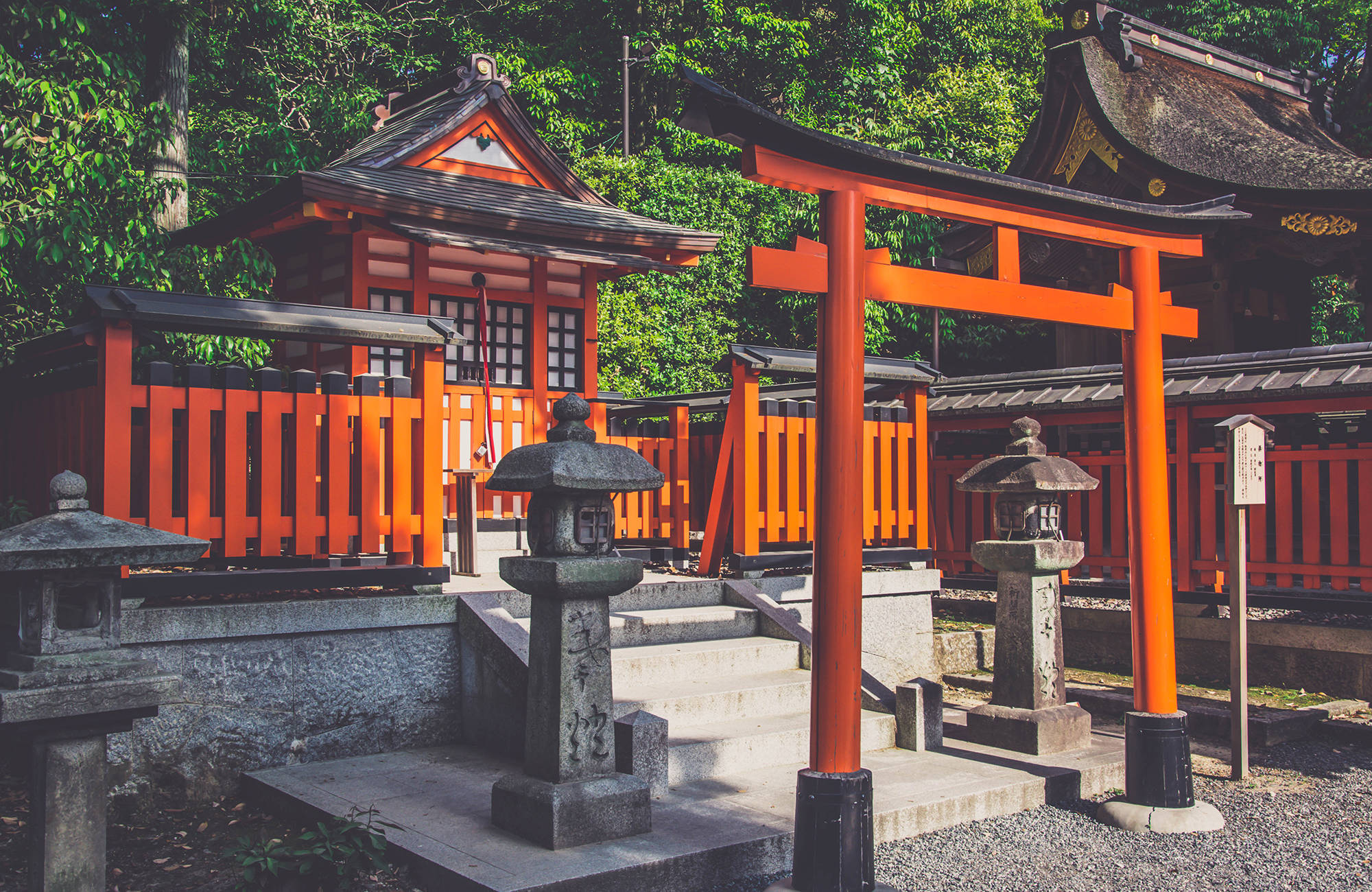 Tempel är en vanlig sevärdhet i Japan.