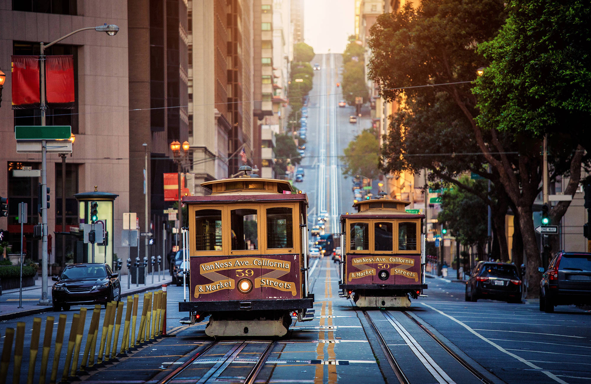 Studera i San Francisco och åk spårvagn