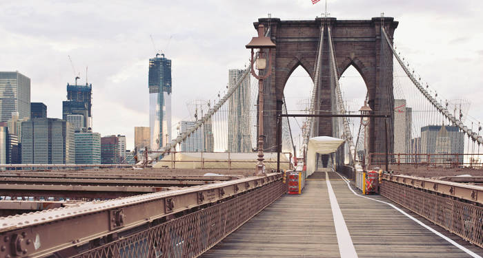 Missa inte Brooklyn Bridge i New York