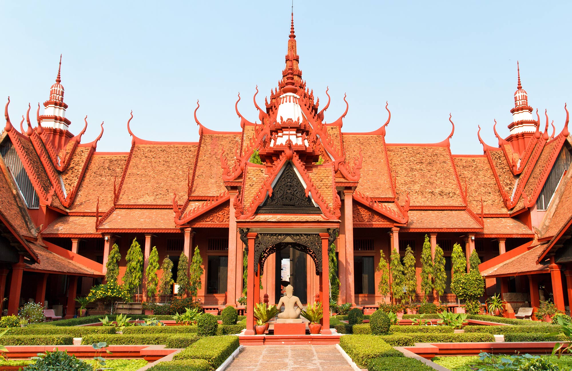 National Museum i Phnom Penh Kambodja