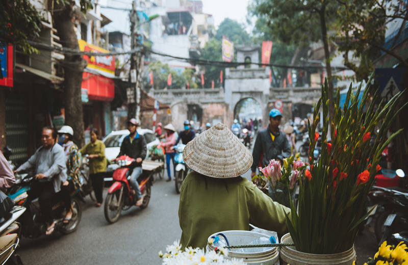 hanoi, en storstad i vietnam