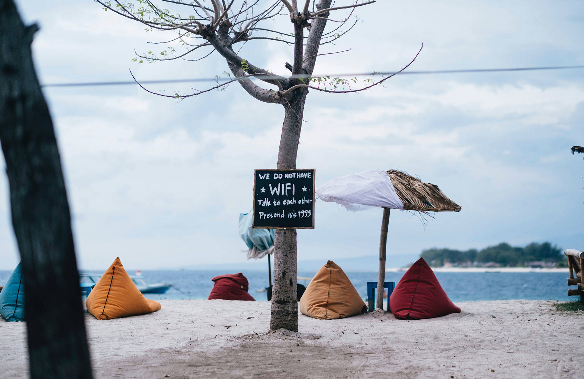 Chilla på Gilig Islands under din resa i Indonesien