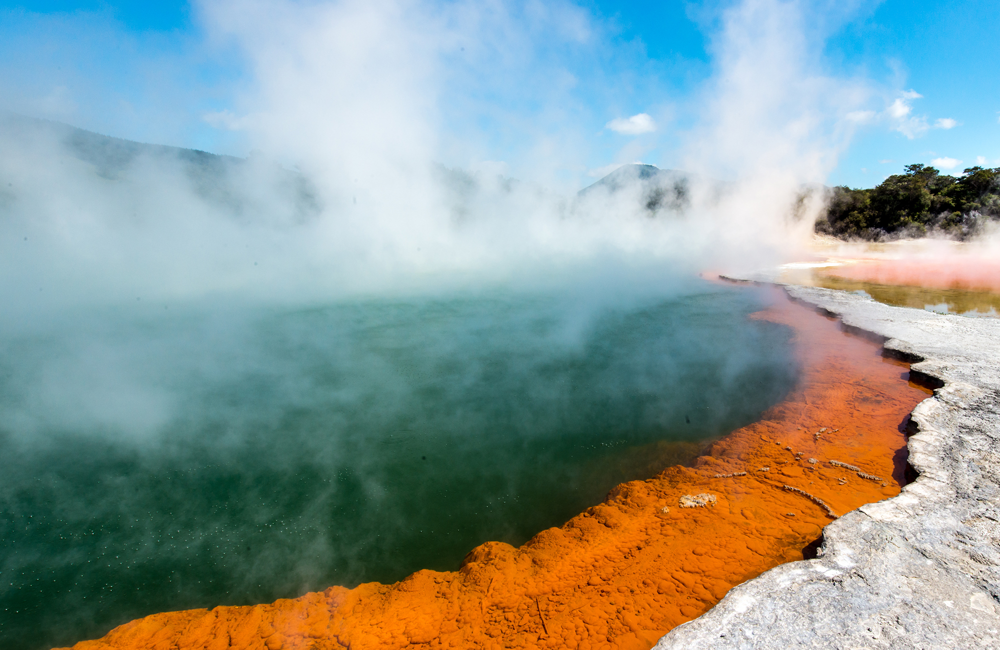 Rotorua i Nya Zeeland