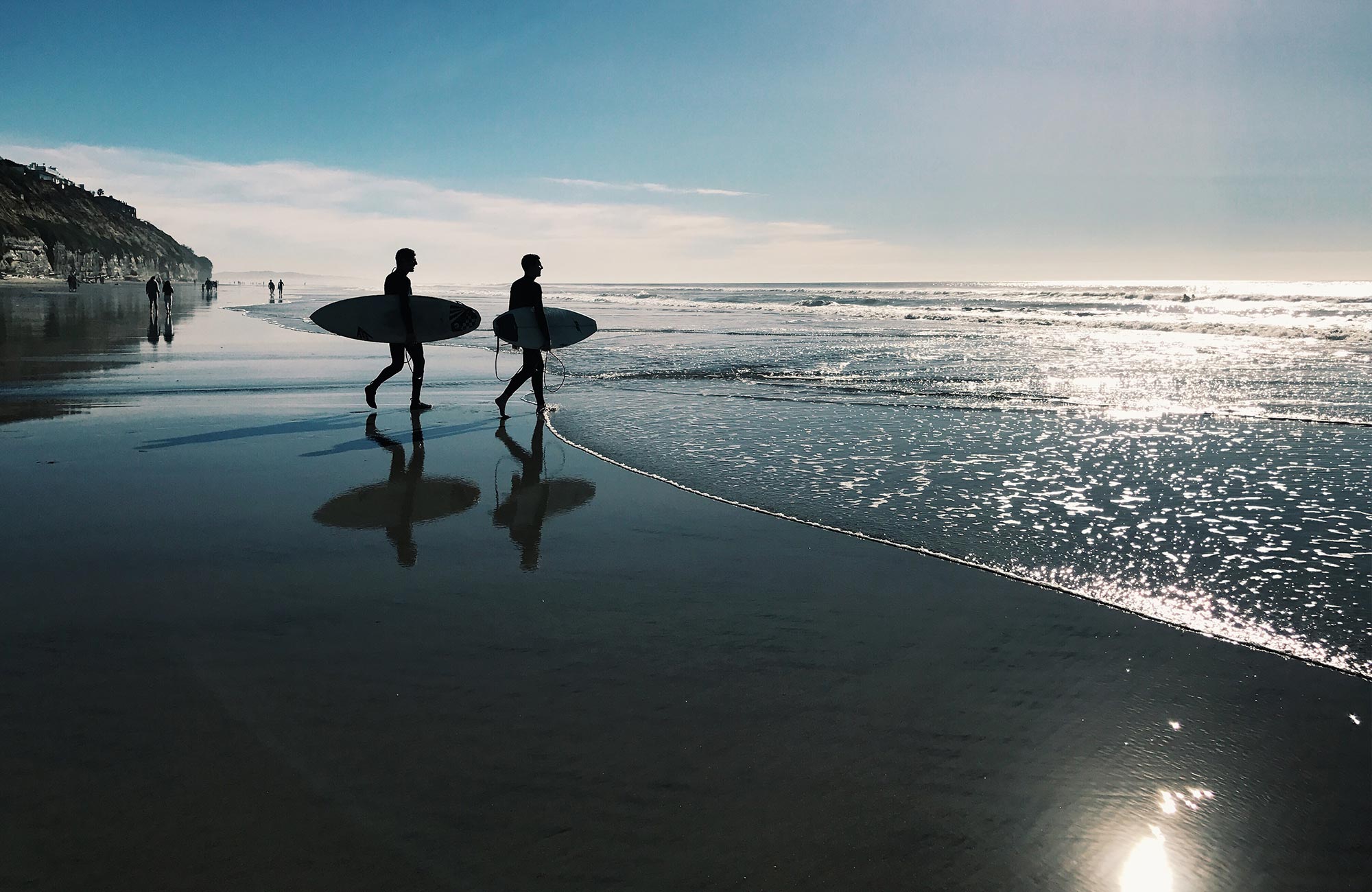 Surfa i San Diego under din roadtrip genom USA
