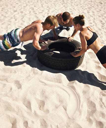 Idrott och sport på gruppresan