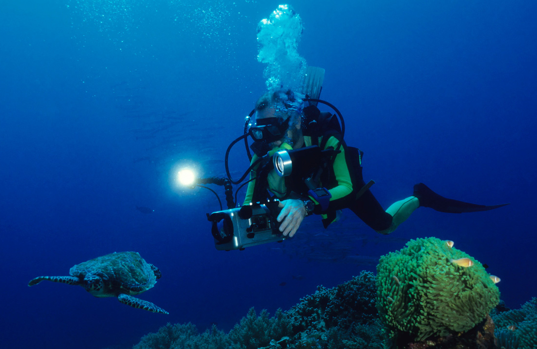 underwater filming