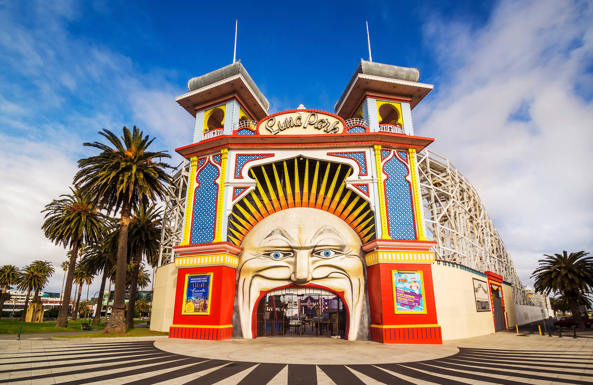 Att besöka Luna Park är ett måste för alla som studerar i Brisbane
