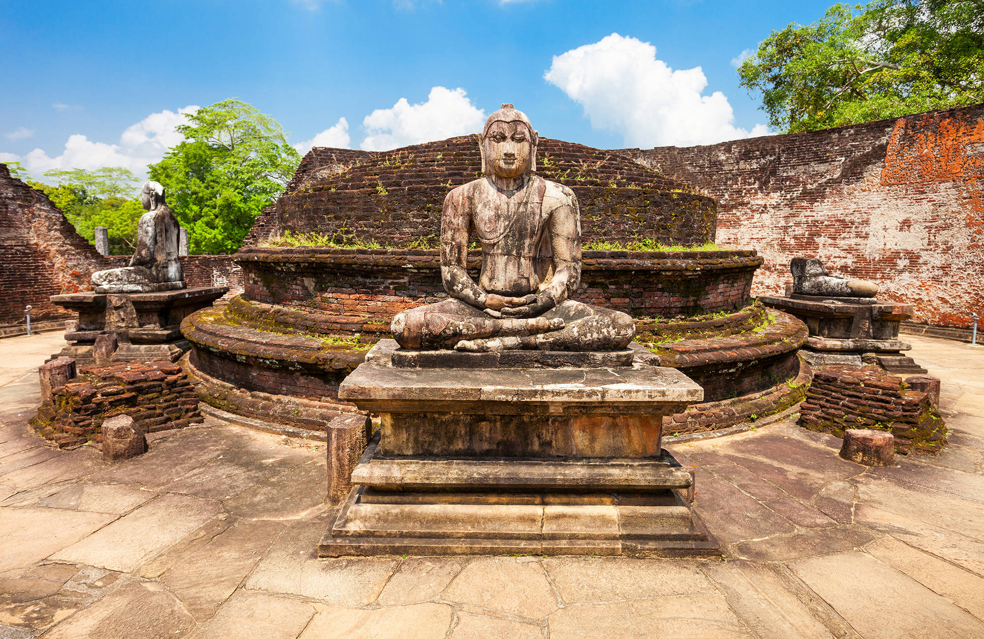 Polonnaruwa på Sri Lanka.