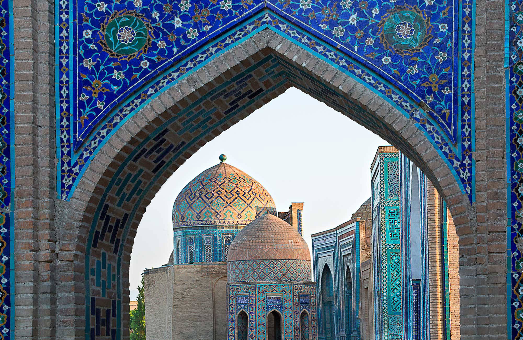 vackert monument i uzbekistan