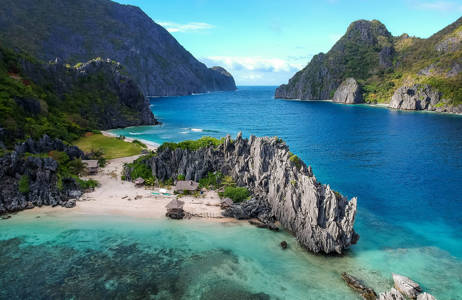 Vackra öar i filippinerna