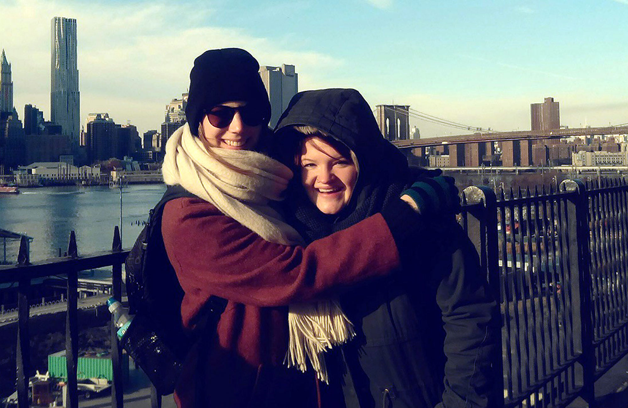 Emma och hennes vän studerar på NYFA i New York.