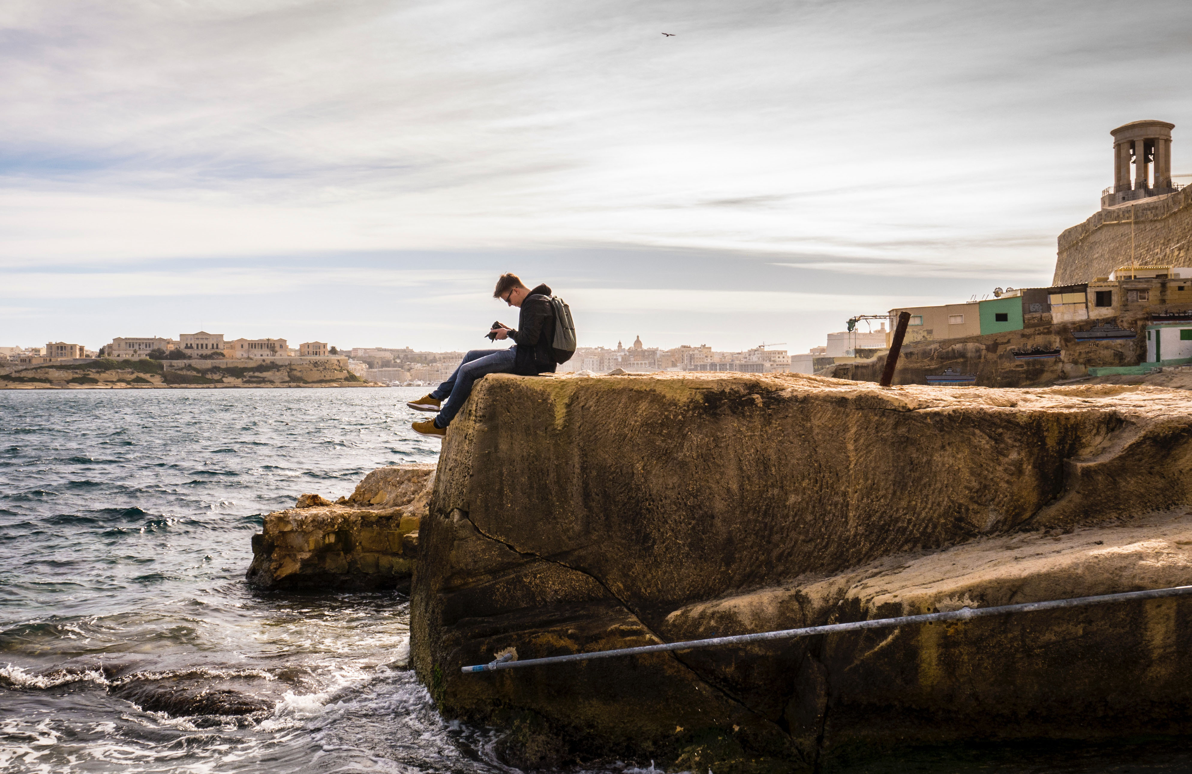 Student vid havet, Malta