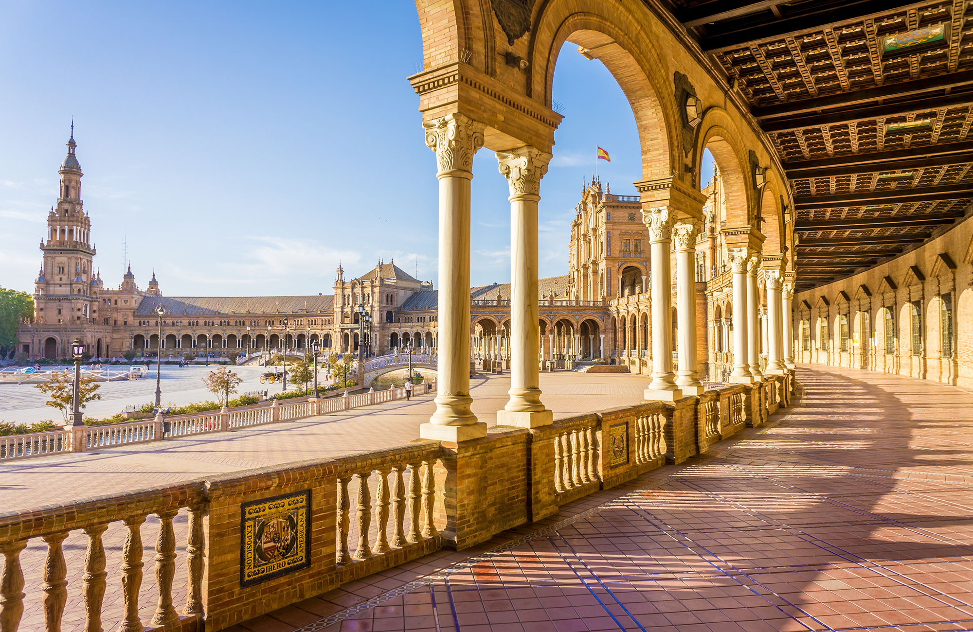 Beautiful architecture in Sevilla