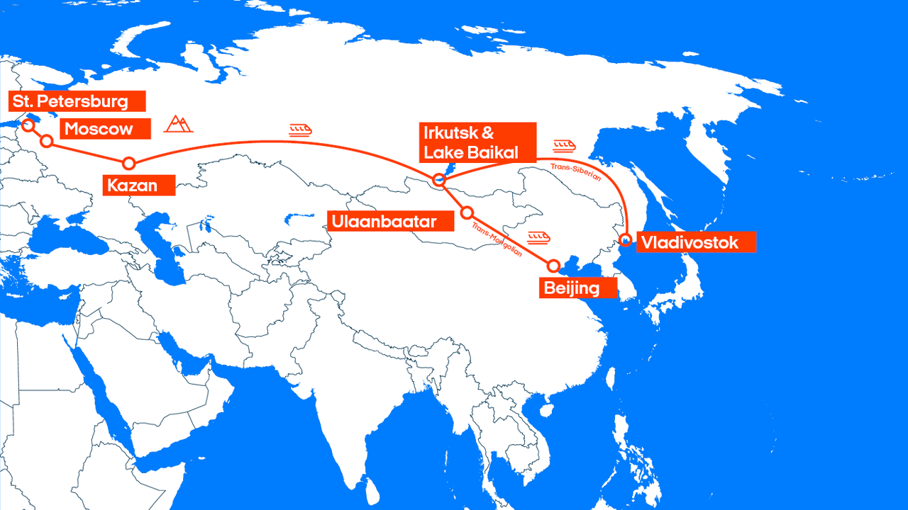 Karta Transsibiriska Järnvägen | Karta 2020