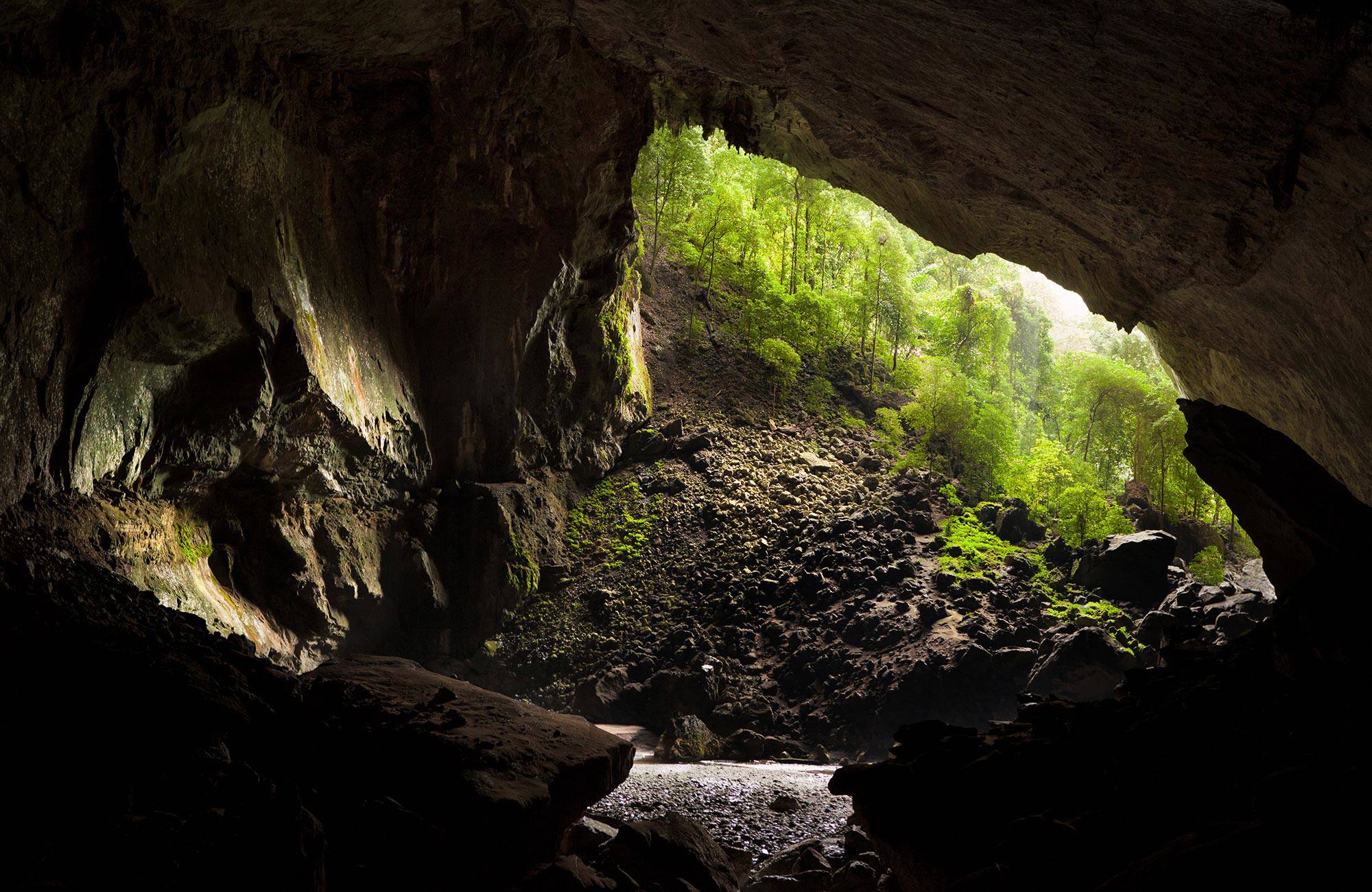 en grotta i malaysia