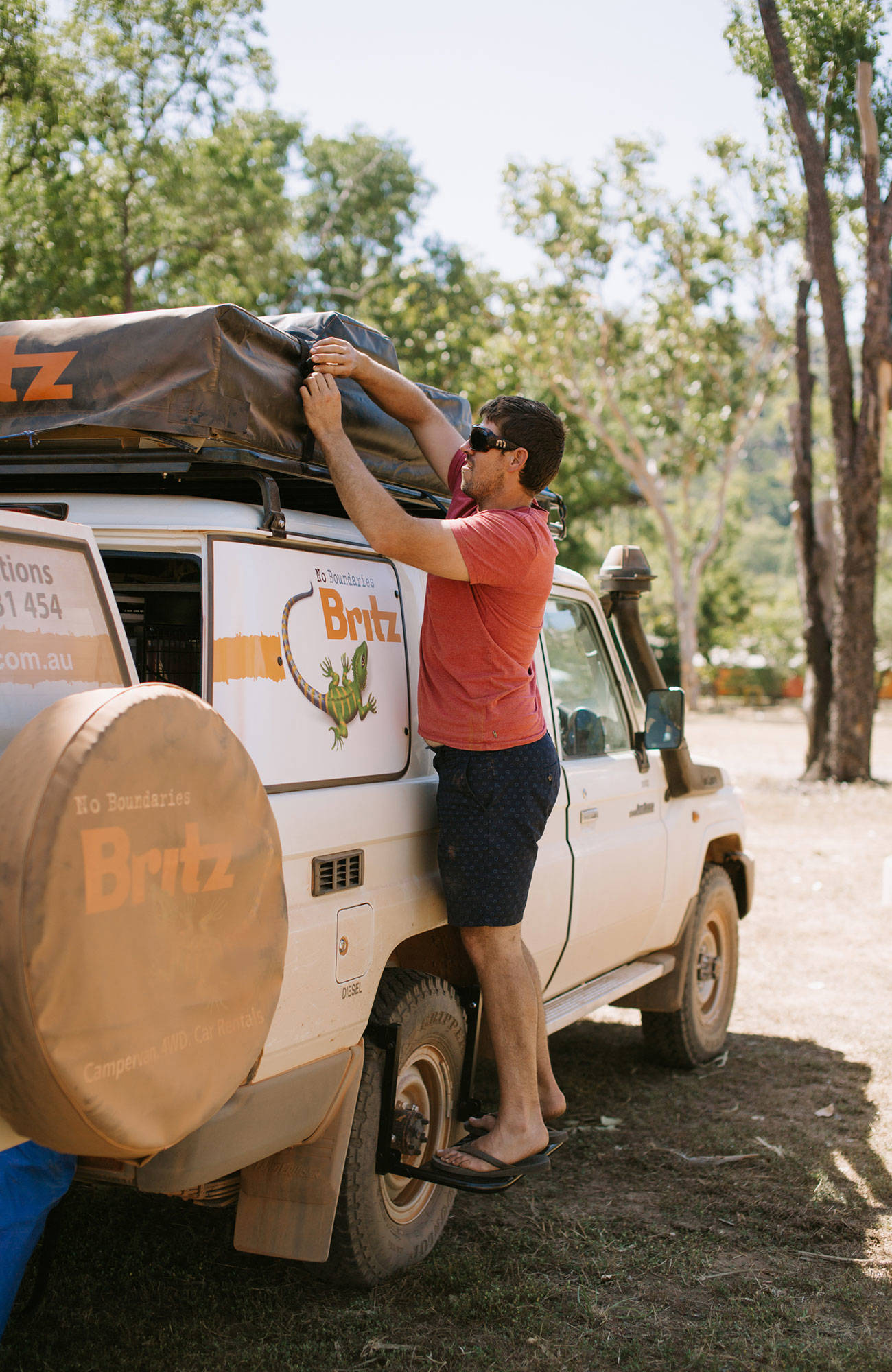 Britz Safari Landcruiser 4WD i Australien