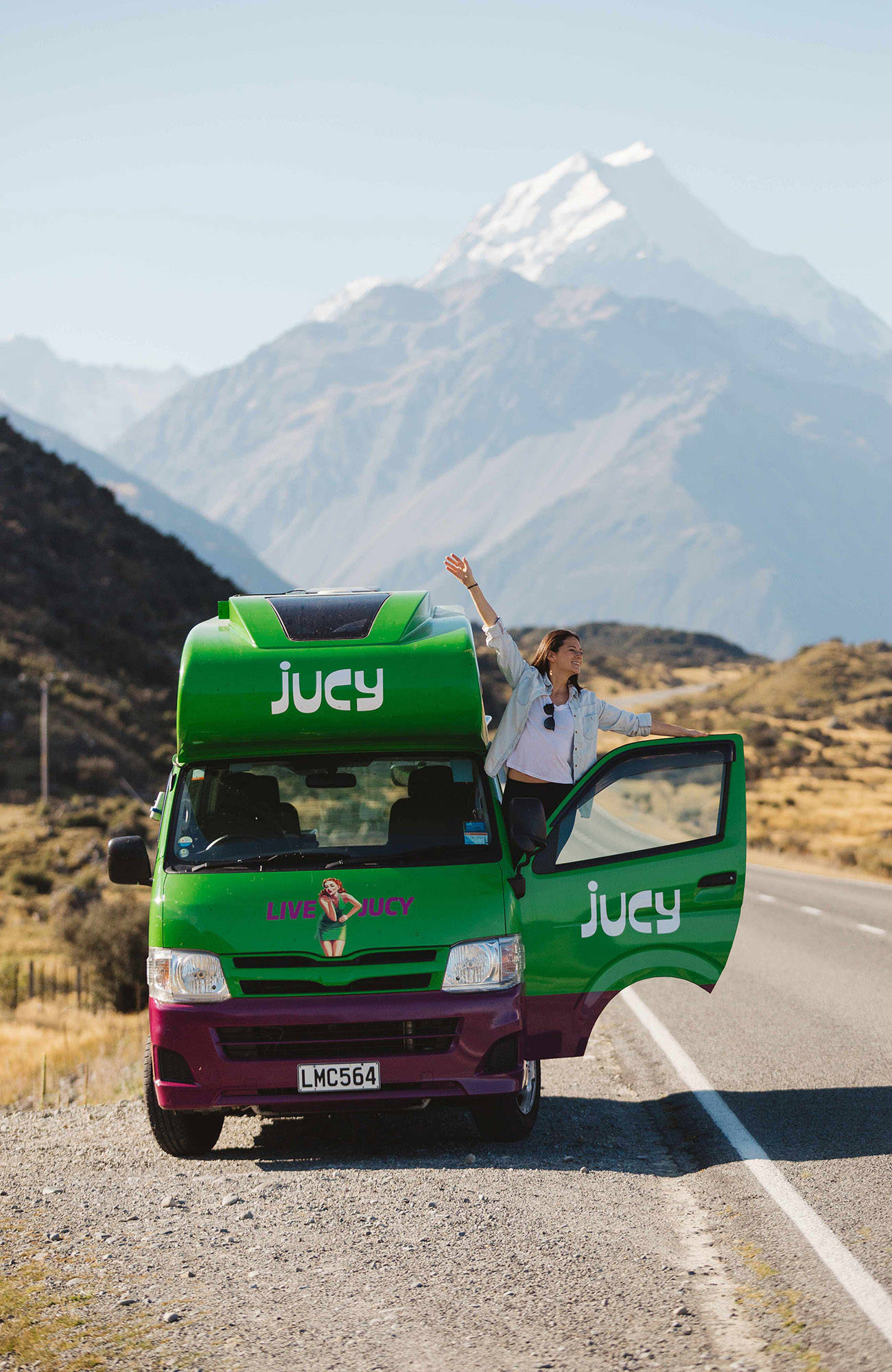 Jucy Condo Campervan i Nya Zeeland