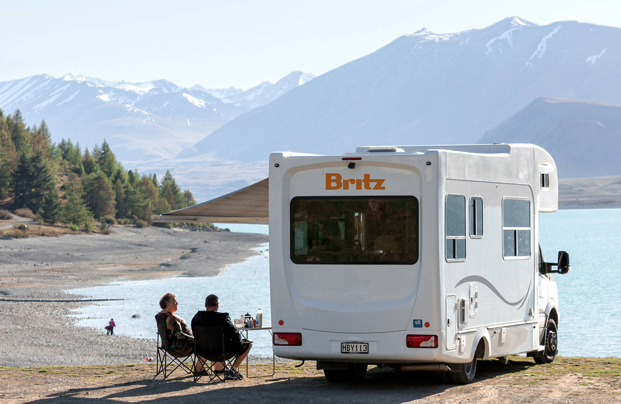 Britz Frontier Campervan i Nya Zeeland
