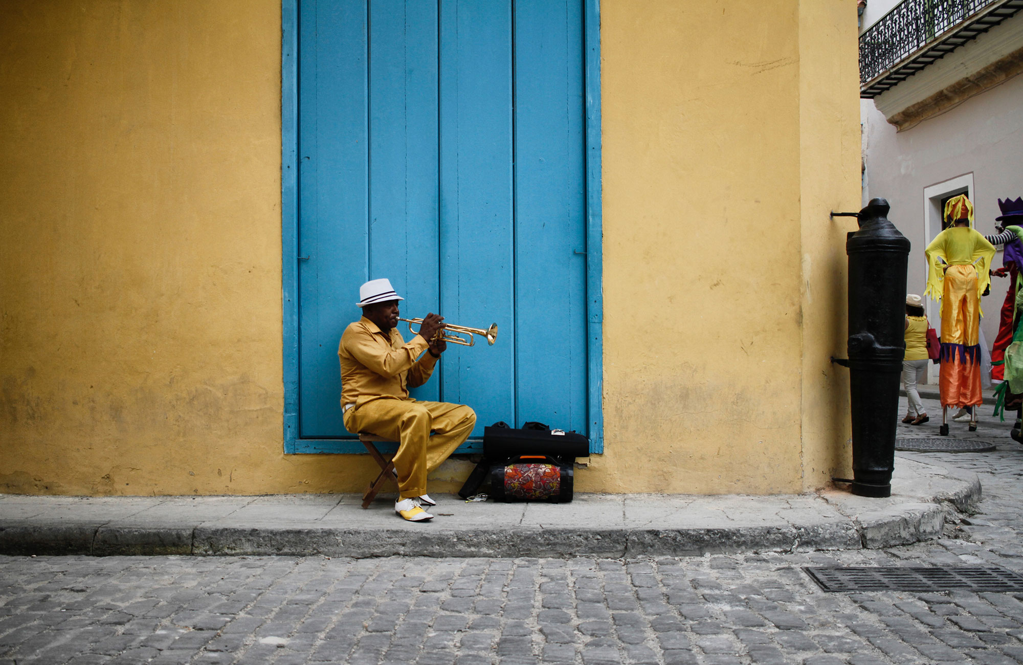 man med trumpet i havanna, kuba | KILROY