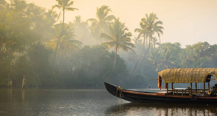 India Kerala Backwaters Traditional House Boat
