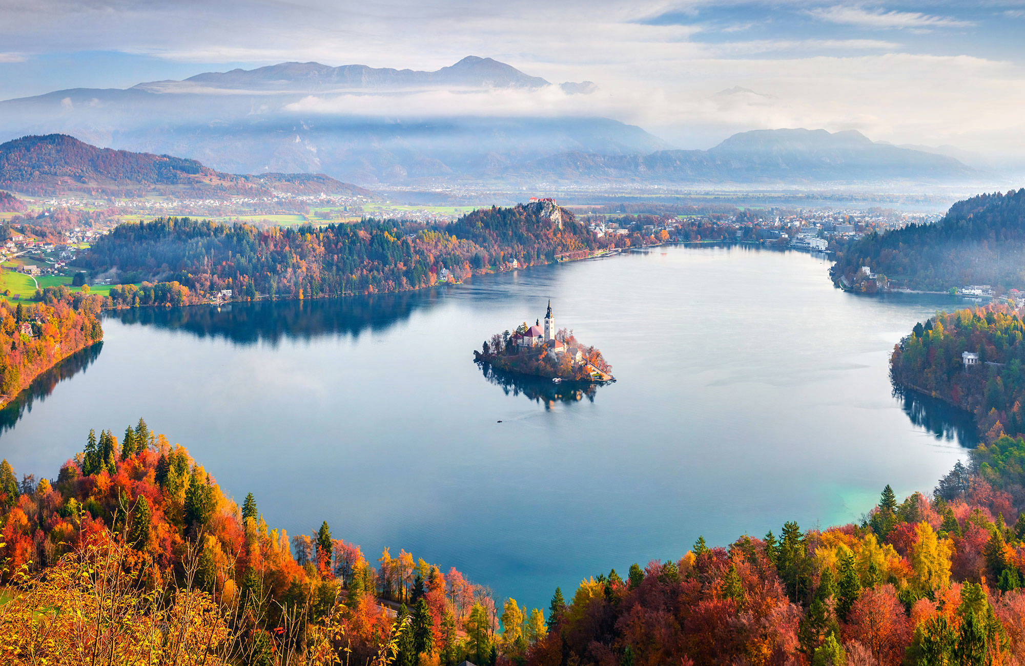 Sjön och ön i Bled