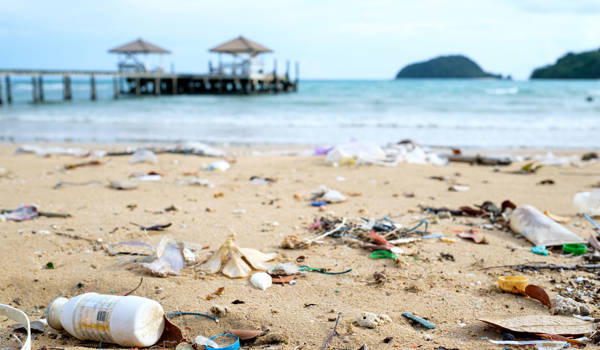 Thailand Beach Plastic
