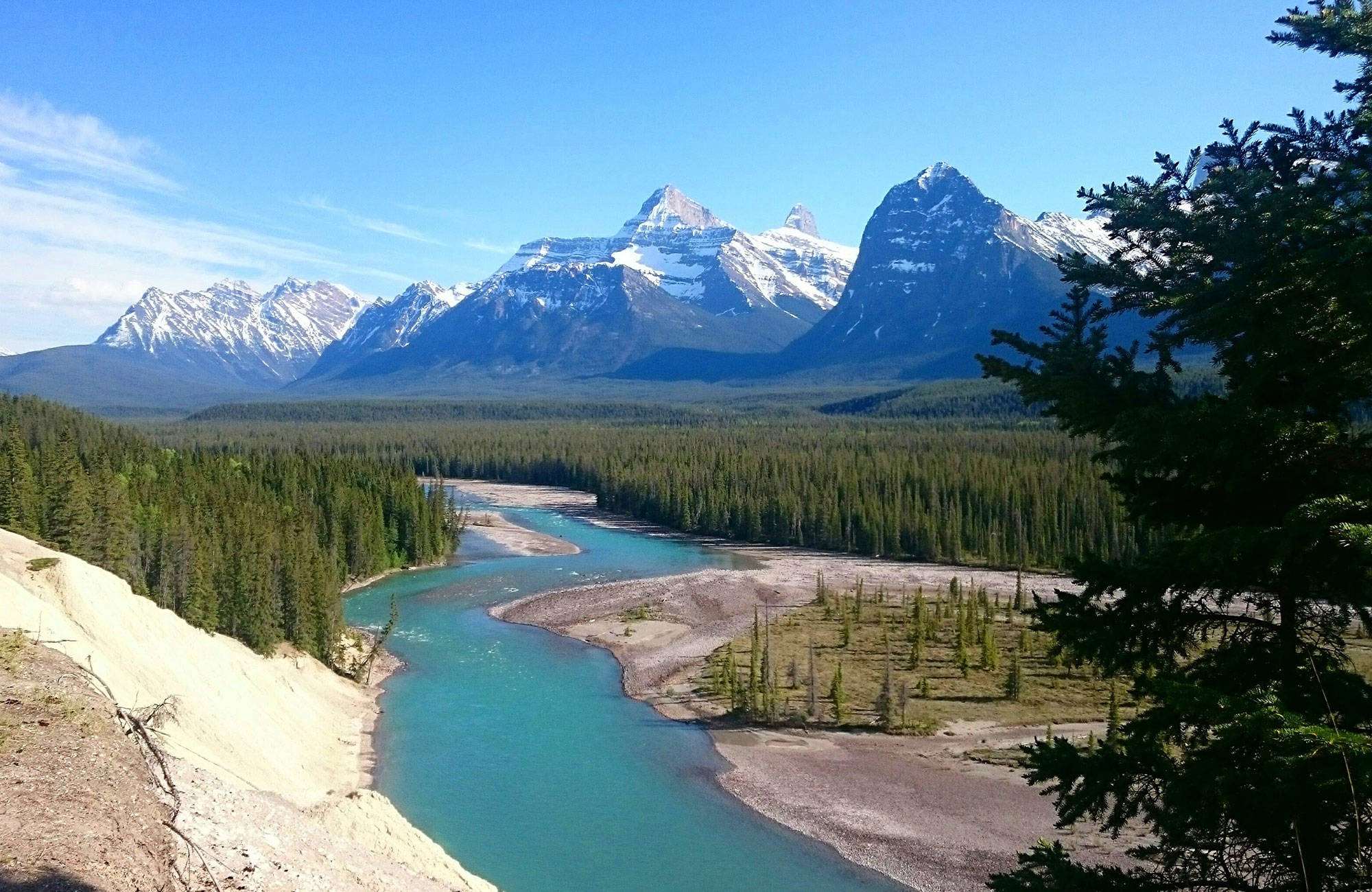 utforska rocky mountains i jasper i kanada