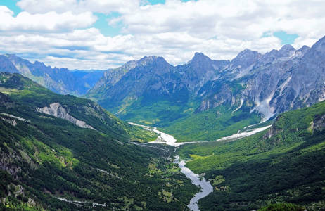 valbona valley national park i albanien