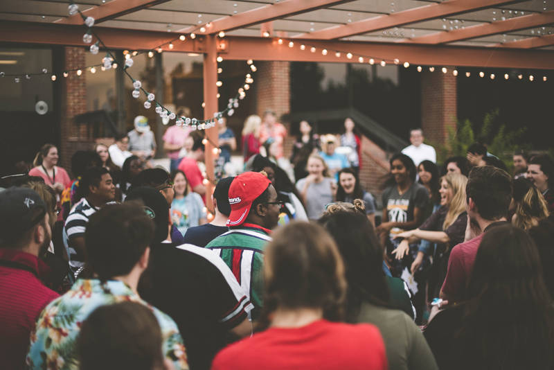 Students partying and having a good time - Study abroad at UTS in Australia