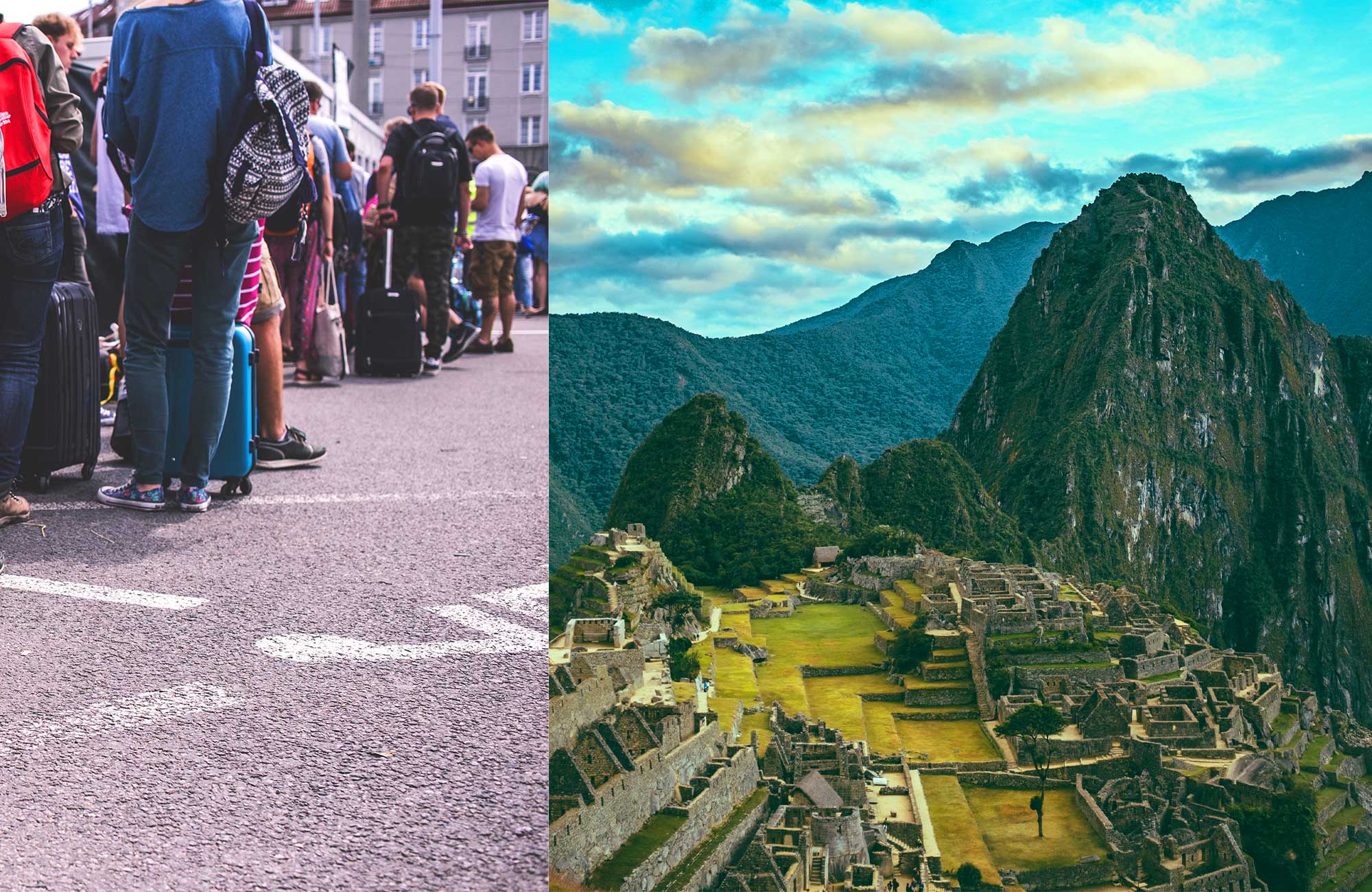 waiting in line vs. machu picchu