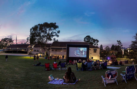 Outdoor Movie Night At Santa Barbara City College Usa