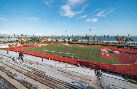 Sports Field At Santa Barbara City College Usa