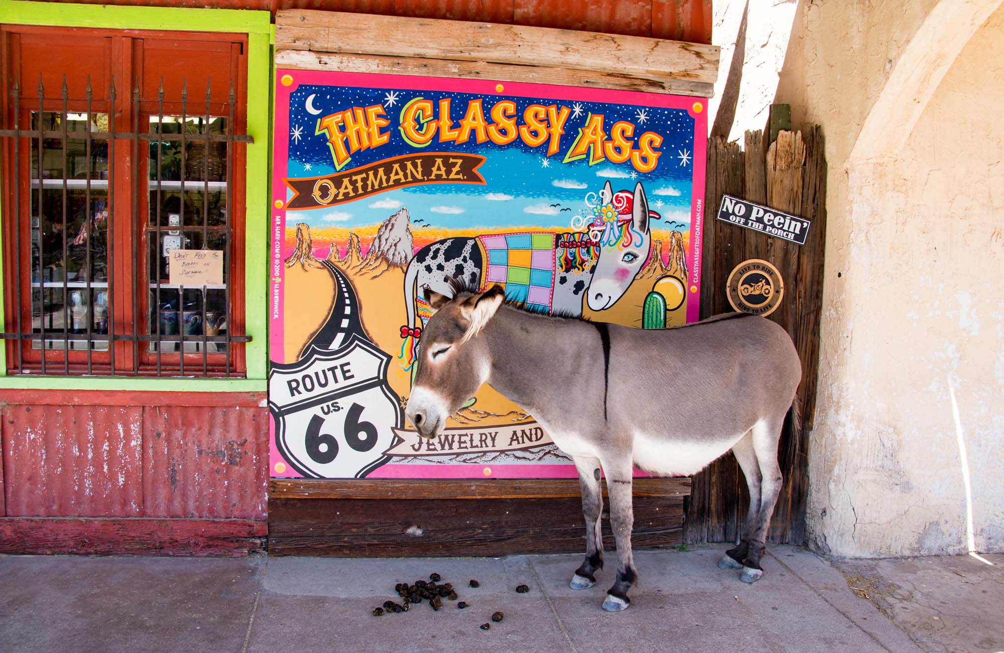 Besök Otman i Arizona när du kör längs Route 66