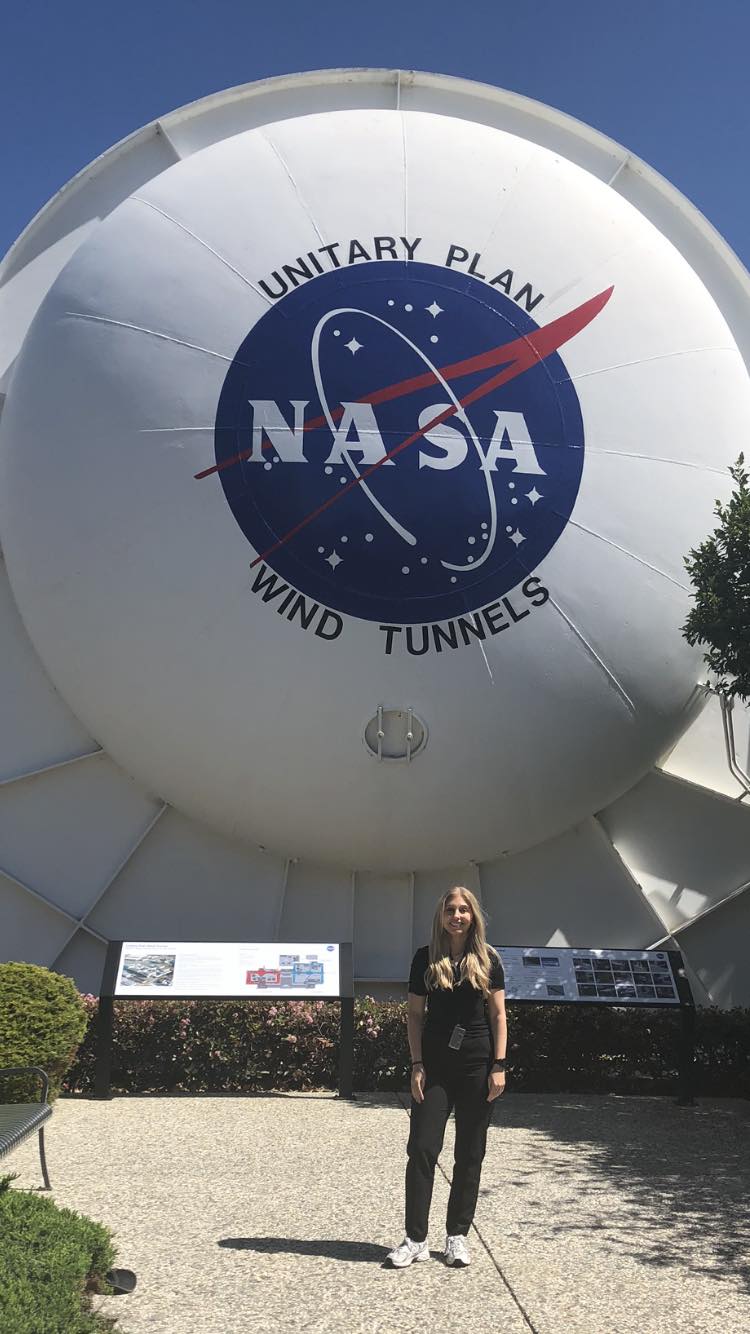 Emelie at NASA
