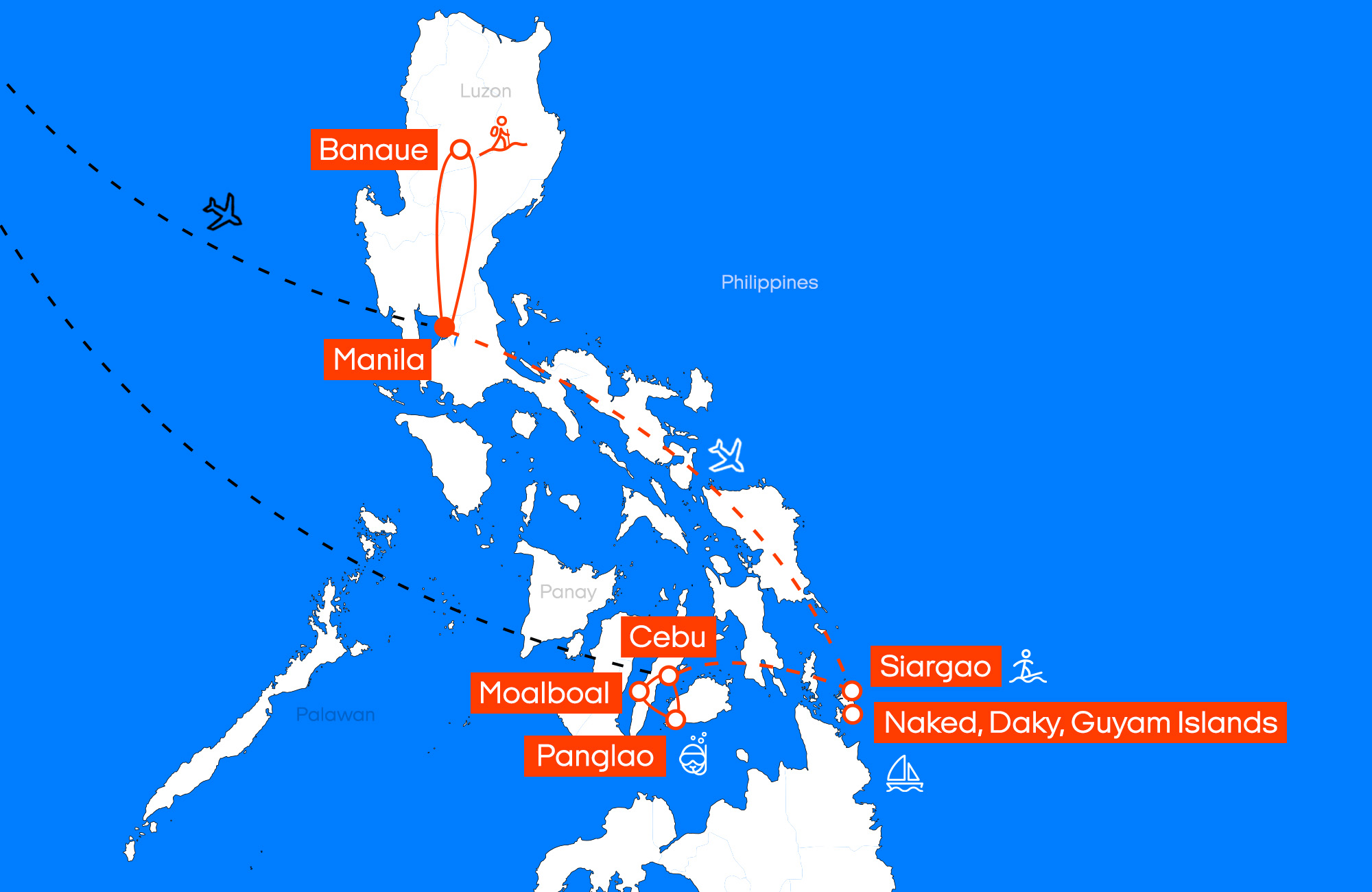 Mt Magarwak on Palawan in the Philippines