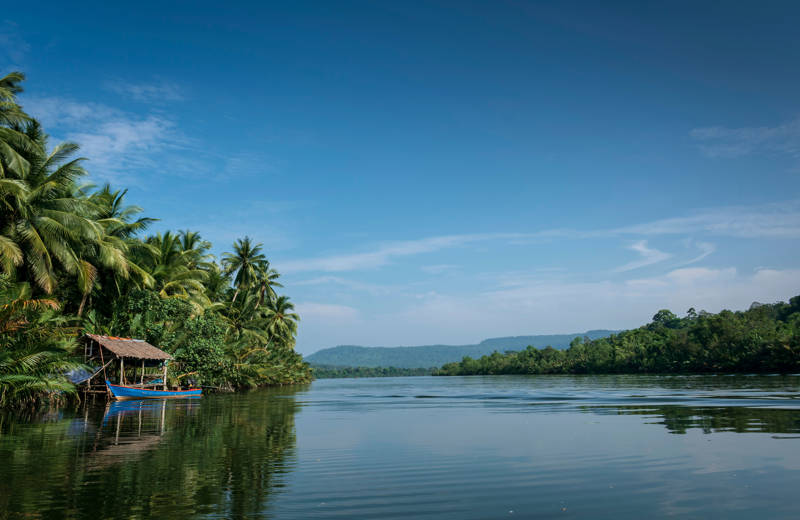 Tatai river in the Cardamom mountains in Cambodia