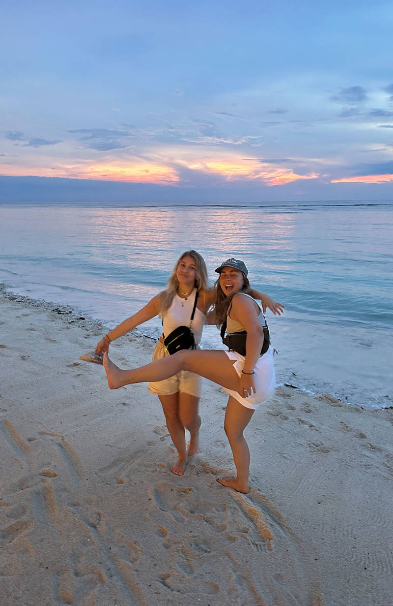 Friends On The Beach