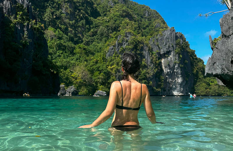 Philippines Girl Beach
