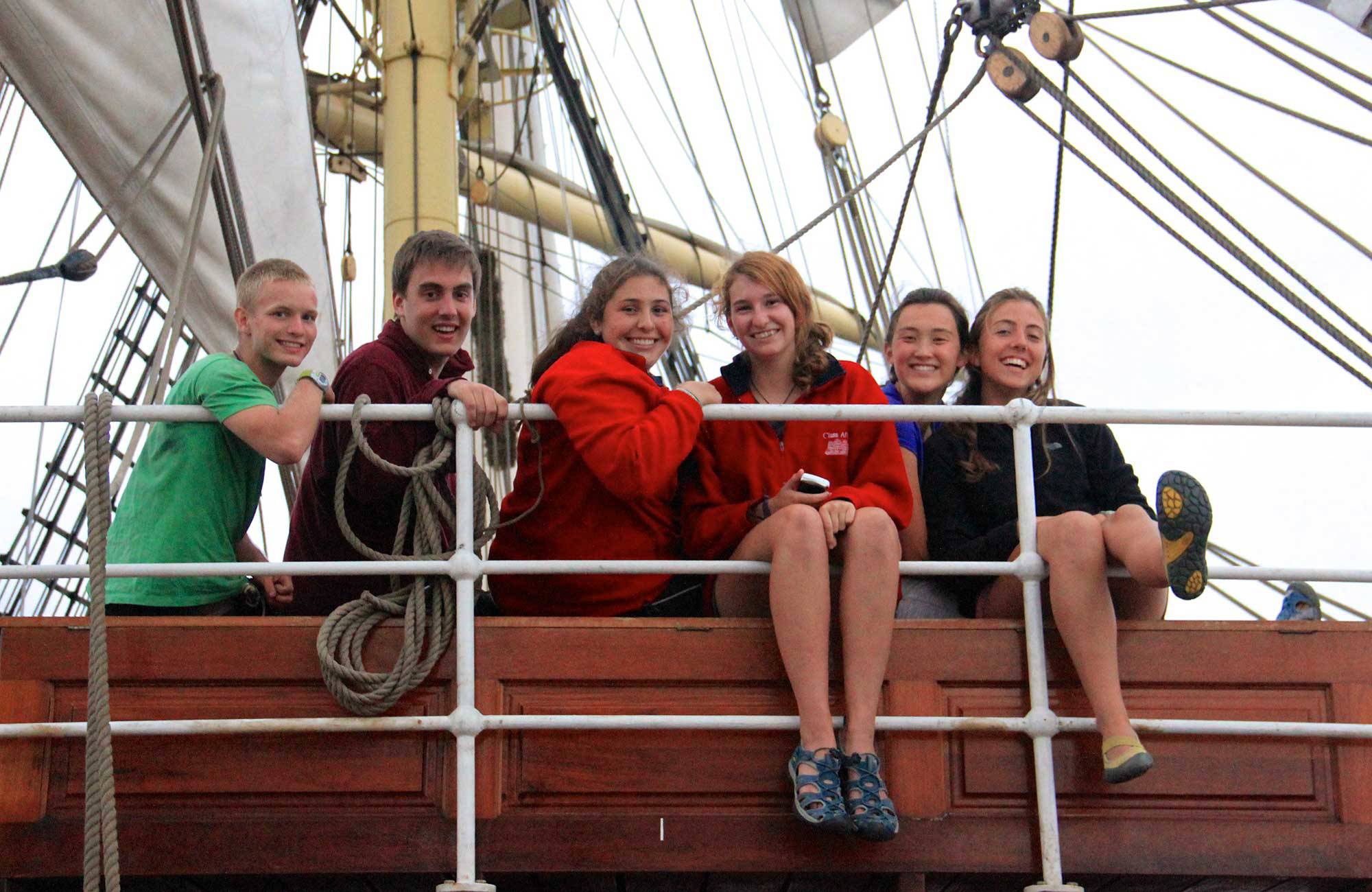 Students On Ship