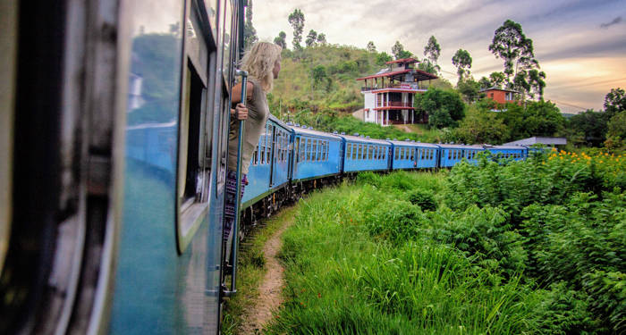 Sri Lanka Ella Girl On Train