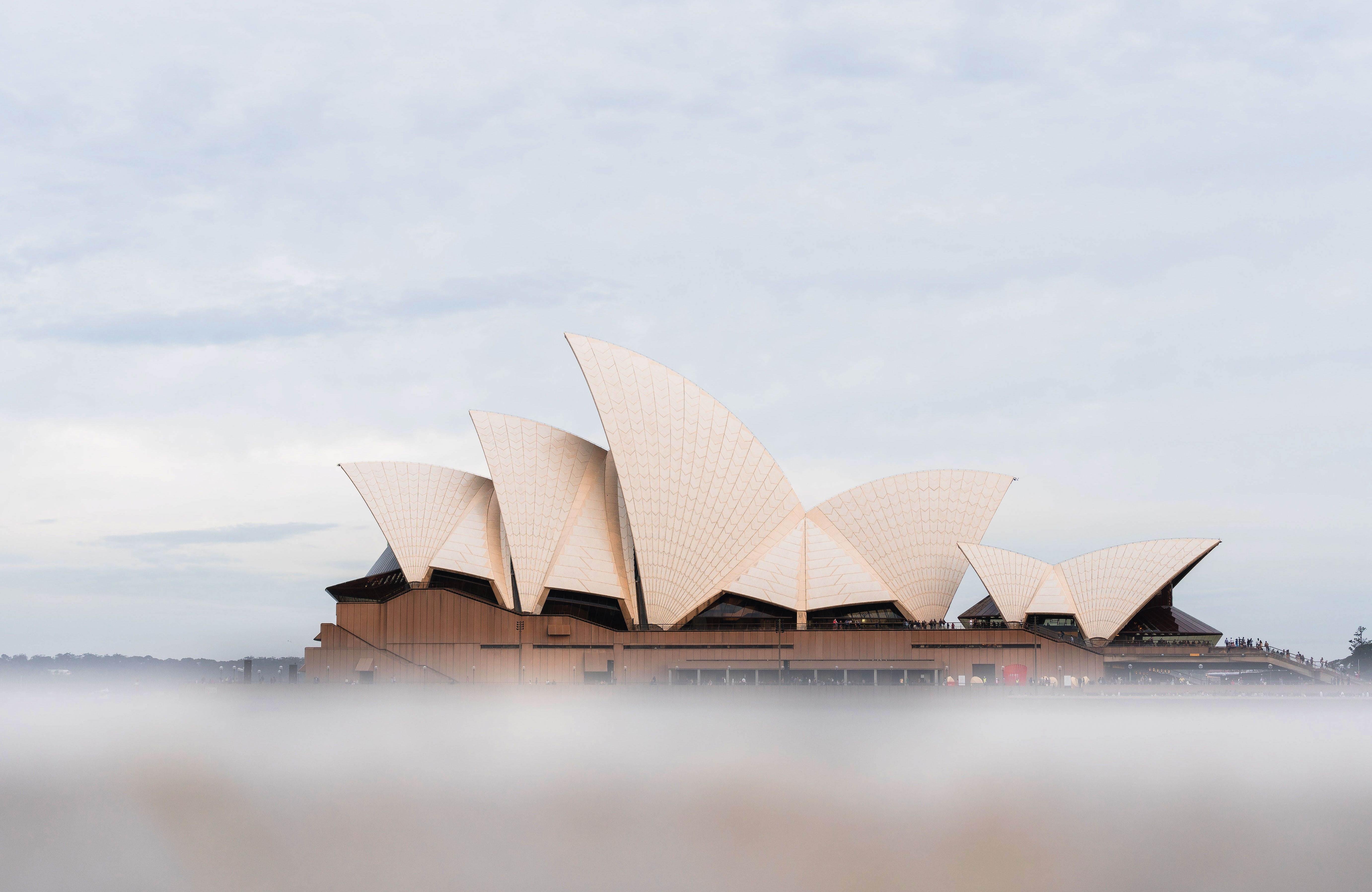 Opera House Sydney In The Fog