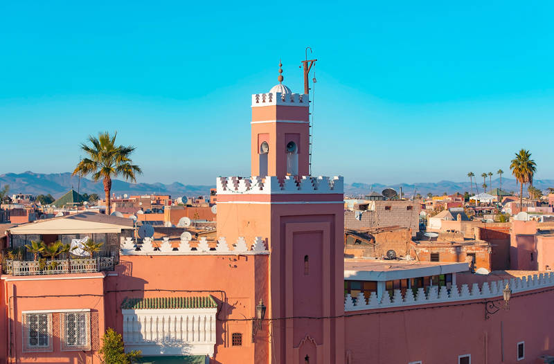 vy över marrakesh