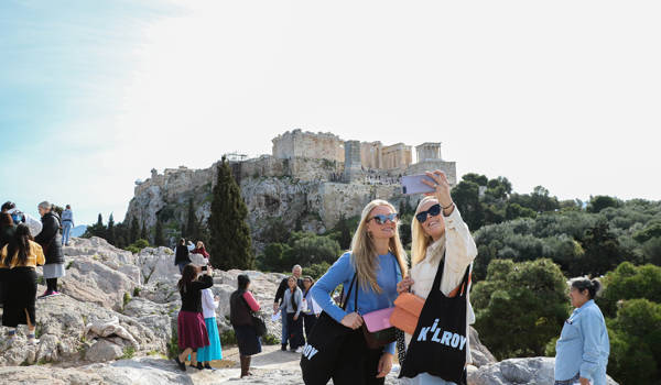 Greece Athens Acropolis Selfie